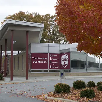 A-B Tech Bailey Building in the Fall