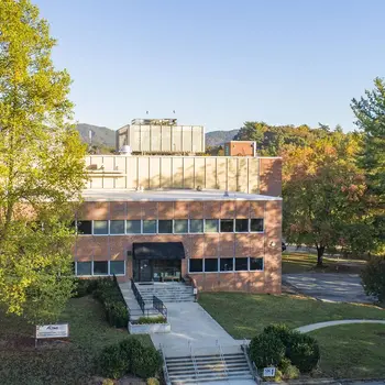 A-B Tech Enka Small Business Center building in autumn