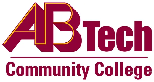 A-B Tech logo in Burgundy
