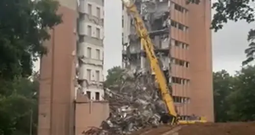 A-B Tech Enka Haynes Tower Demolition Video - 4