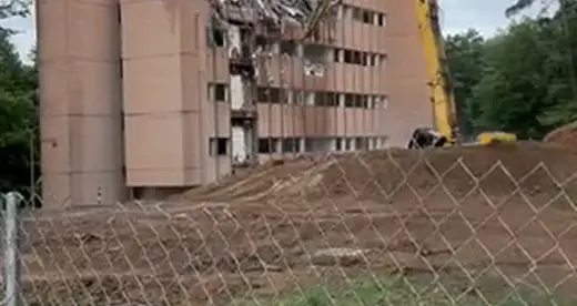 A-B Tech Enka Haynes Tower Demolition Video - 1
