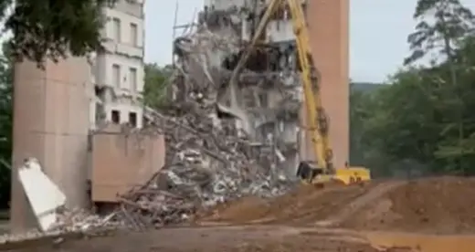 A-B Tech Enka Haynes Tower Demolition Video - 5