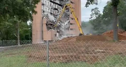 A-B Tech Enka Haynes Tower Demolition Video - 3