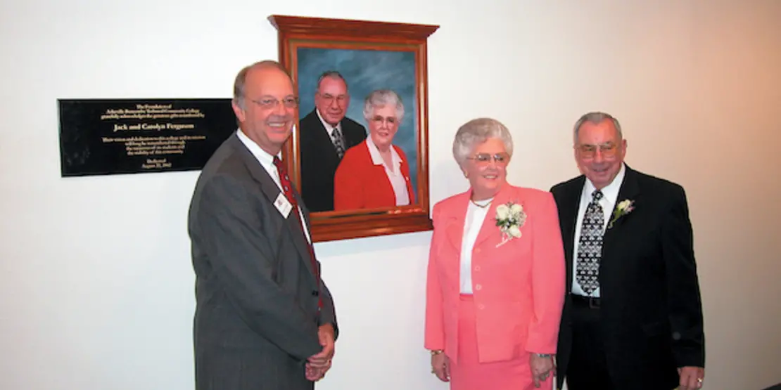 Jack and Carolyn Ferguson with K. Ray Bailey