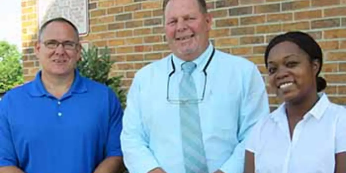 James Canup, Program’s Supervisor; Clay Kraus, Asst. Supt. for Programs; Jer-Mayne White, Correctional Case Manager.