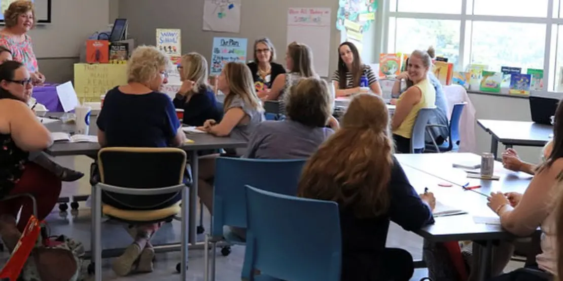 Teachers in classroom