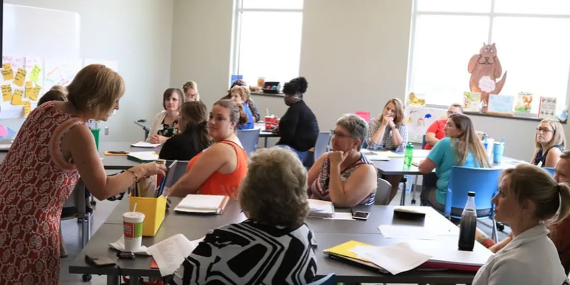 Teachers in classroom