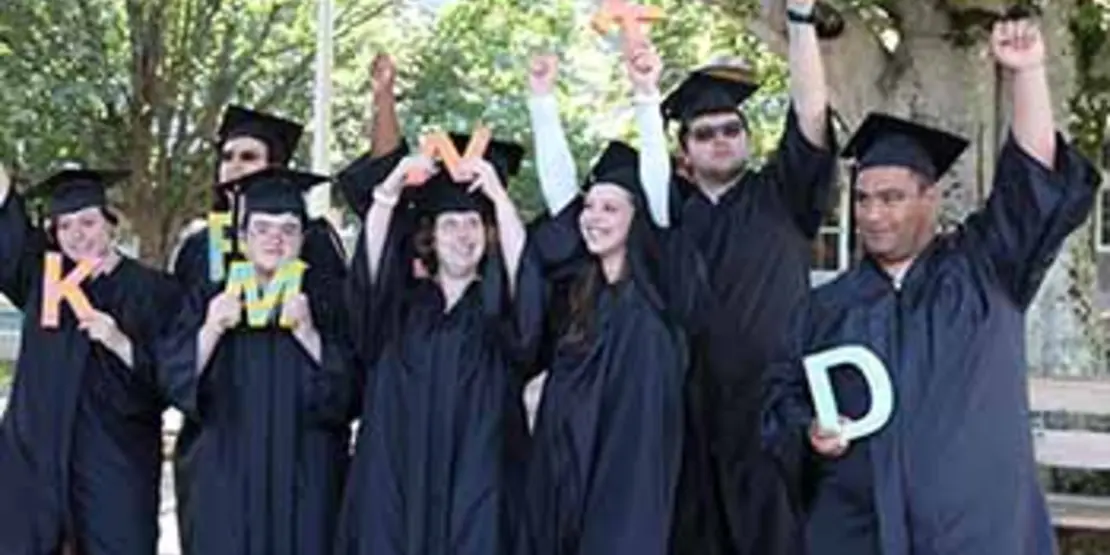 Student graduates from Project SEARCH