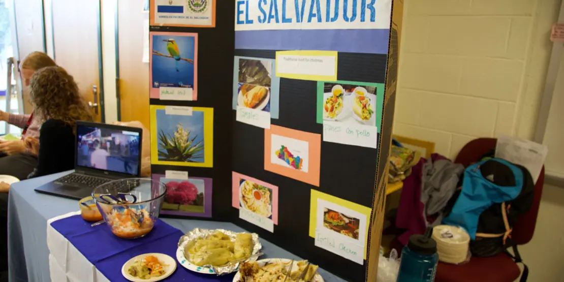 Booth for El Salvador