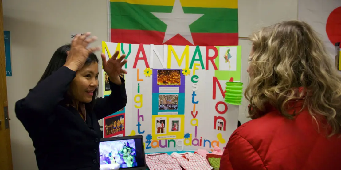 Booth for Myanmar