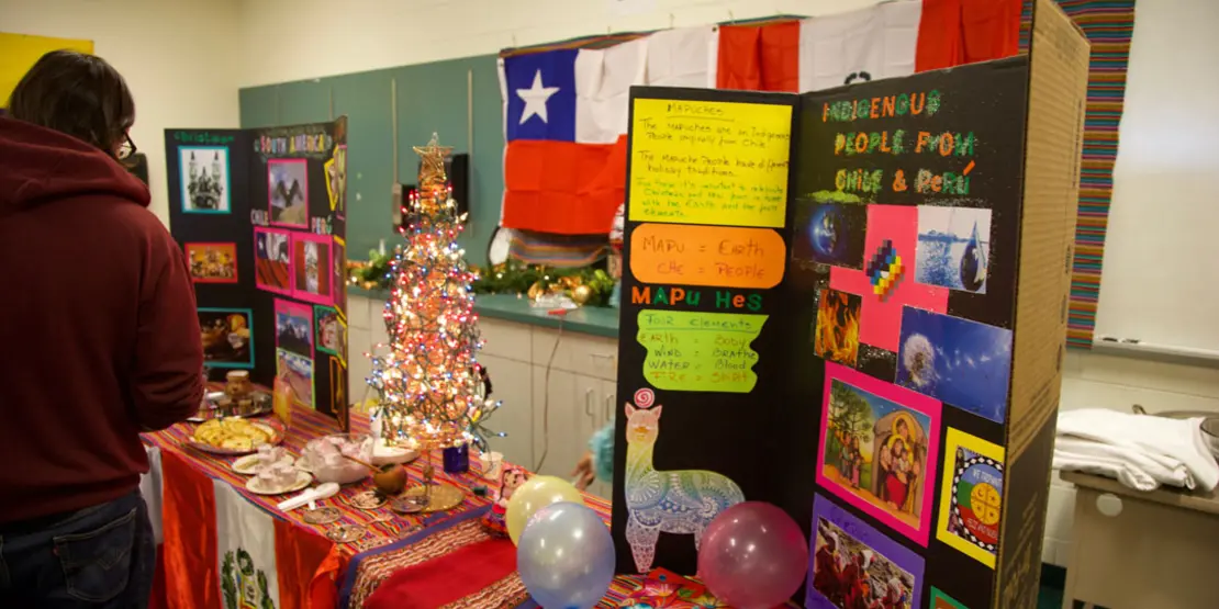Booths for Peru and Chile