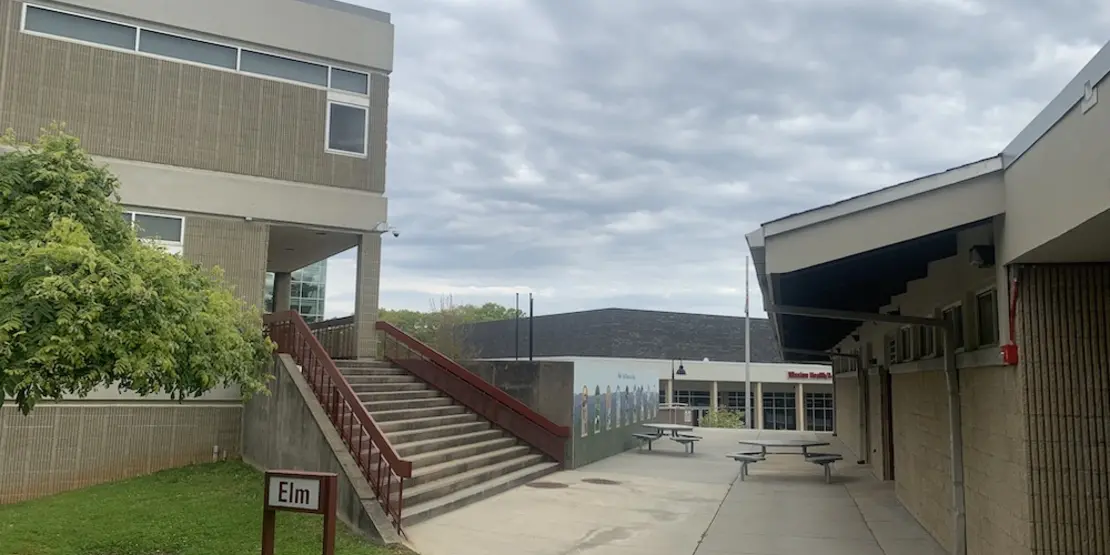 View of Elm building at A-B Tech