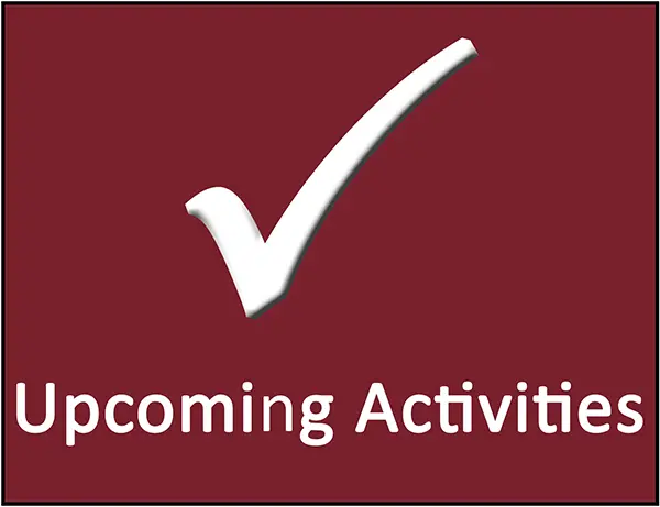 Upcoming Activities