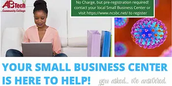 Woman working on laptop