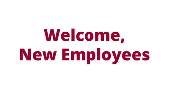 Welcome New Employees - News Featured