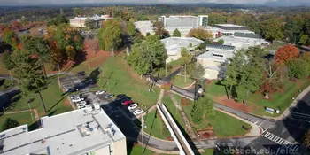 Aerial shot of A-B Tech Asheville Campus