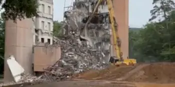 A-B Tech Enka Haynes Tower Demolition Video - 5