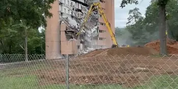 A-B Tech Enka Haynes Tower Demolition Video - 3